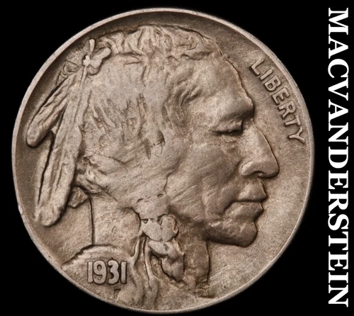 1931-S Buffalo Nickel - Extra Fine+ / Almost Uncirculated  Semi-key  #i6809