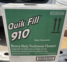 Ecolab 6238017 Quik Fill 910 Bathroom Cleaner 2.5 Gals.