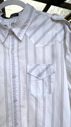 Monarchy Collection Shirt Mens Adult 2XL XXL White Button Up Long Sleeve Casual - Picture 5 of 9