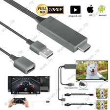 1080P HDMI Mirroring AV Cable for iPhone iPad Android Phone to TV HDTV Adapter