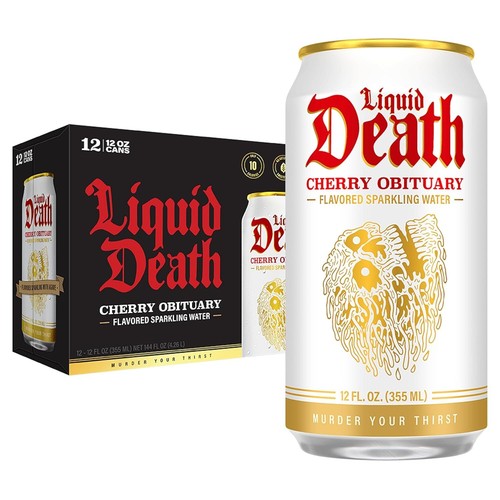 Liquid Death Flavored Sparkling Water Variety 12Pack 19.2Oz Cans - 第 10/22 張圖片