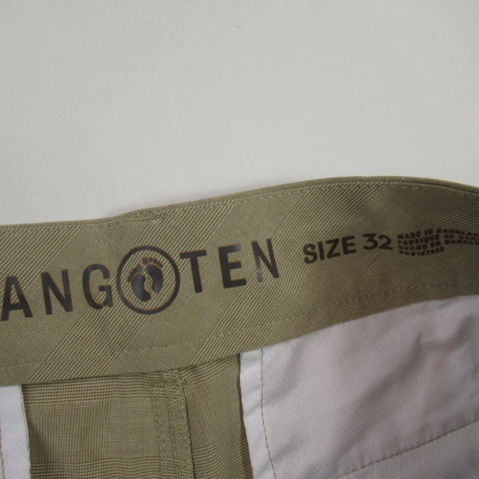 Pantalones Cortos Hang Ten Para Hombre 32 Chinos Natación Exterior Bolsillos Ligeros Cuadros Foto 3 de 4