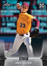 Max Meyer 25 count lot 2020 Leaf Draft Baseball Rookies XRC RCs