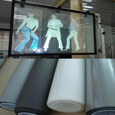 5Colors Holographic Rear Projection Film Screen Film PET Glass Film