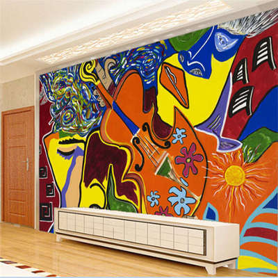 Reggae Music Full Wall Mural Wallpaper