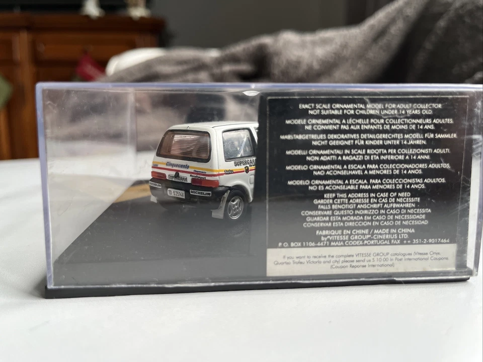 DE COLECCIÓN MUY RARO SKID FIAT 500 105 ALESI NIDO DELL’AQUILA 1:43 Ed. Limited #NE Foto 3 de 4