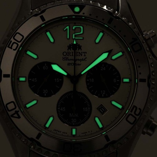 Orient Mako RN-TX0205S WWF Japan Collaboration Limited Panda Solar Men Watch NEW - 第 7/11 張圖片