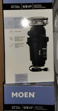 Moen GT33C GT Series 1/3 HP Continuous Garbage Disposal! BRAND NEW!