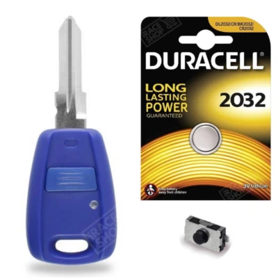 Boitier Clé Plip Télécommande pour FIAT Punto Doblo Stilo Bravo ✚ Switch ✚ Pile