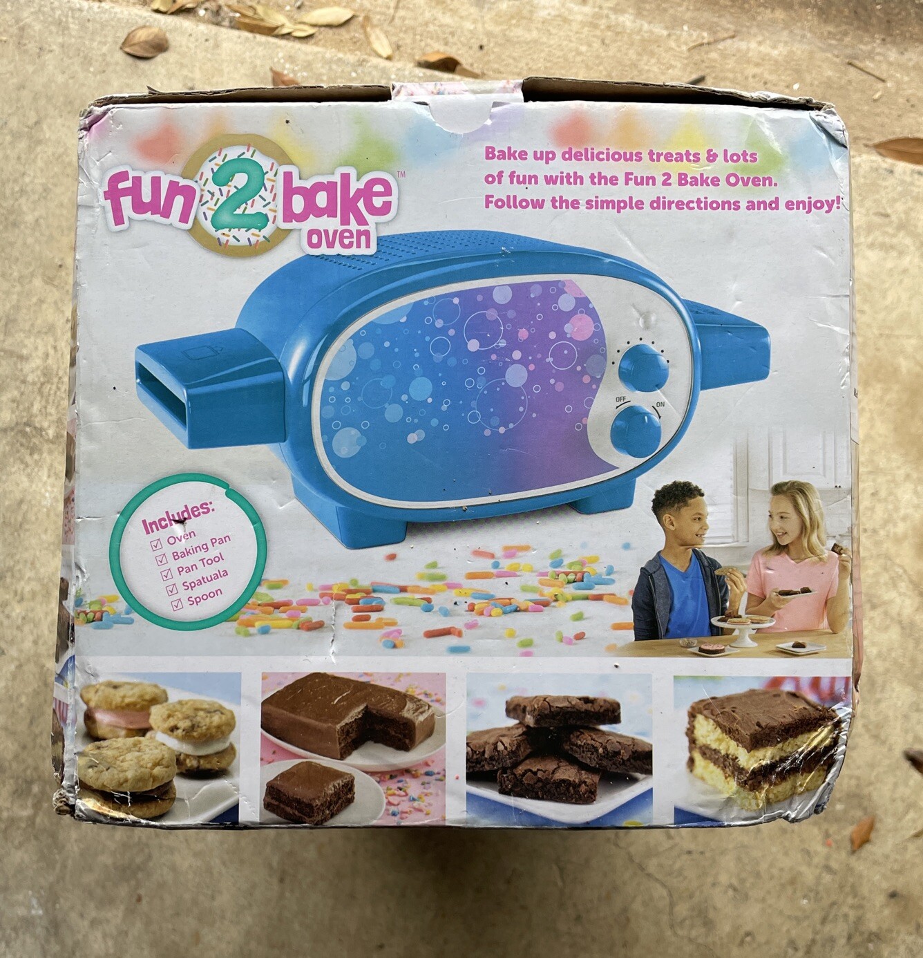 Fun 2 Bake Oven Like Easy Bake Oven BLUE New Condition! Open