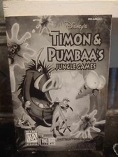 TIMON & PUMBAA'S Jungle Games SNES Super Nintendo Original Instruction Booklet