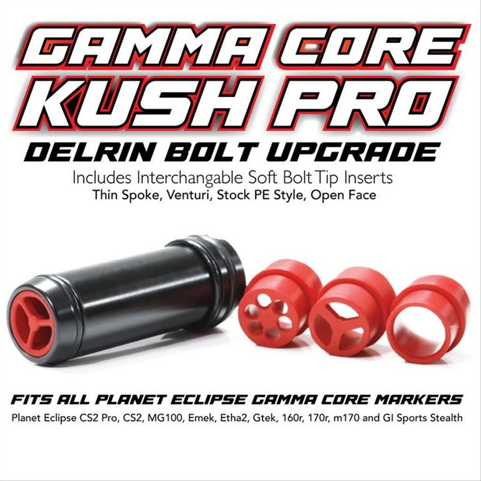Actualización TechT Paintball Pro Kush Delrin Bolt para Planet Eclipse con núcleo gamma Foto 2 de 2