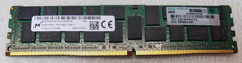 Kit Mémoire Serveur A-Tech 128 Go (2x64 Go) DDR4-2400 ECC LRDIMM - PC4-19200, 1.2V