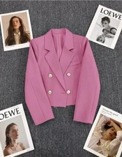 Women's Blazer Elegant Casual Jacket Luxury Female Coat Spring Autumn ALL COLORS