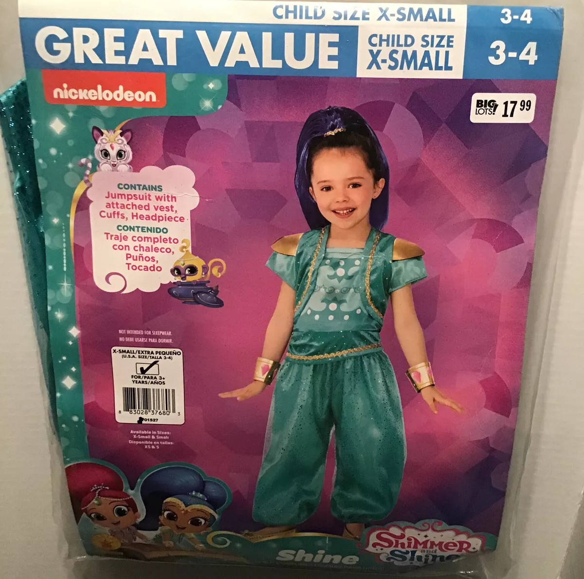 Shimmer and shine adult costume deals