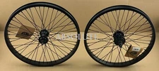 20"x2.125 BMX BIKE ALLOY Front OR 9T Cog Rear Wheel 48 Spoke Sealed Bearing BLK.