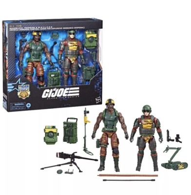 G.I.Joe Classified Tiger Force Straßensperre und Tripwire & M.A.C.L.E.O.D Neu Versiegelt