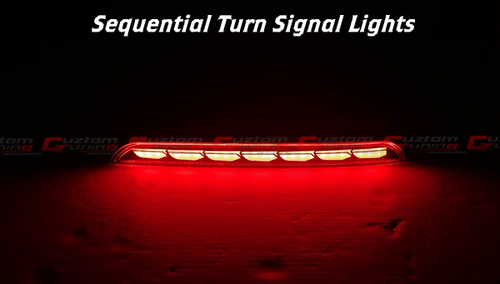 FOR 2022-25 CIVIC SEDAN JDM CLEAR LENS REAR BUMPER DYNAMIC LED SEQUENTIAL LIGHT - Picture 7 of 7