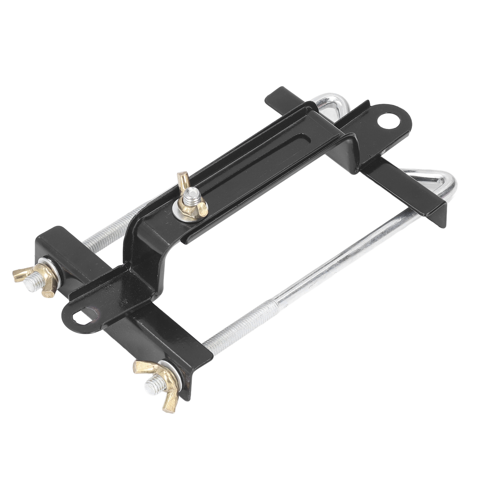 Car Battery Hold Down Tray Bracket Kit Height Black Sturdy Steady