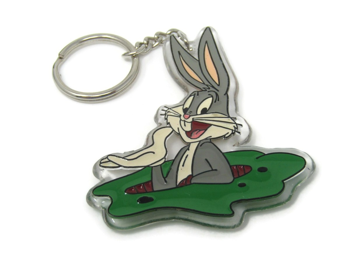 Bugs Bunny フィギュア 1995年製　Looney Tunes Vintage 1995 Bugs Bunny Looney Tunes Keychain PVC Figure Keyring