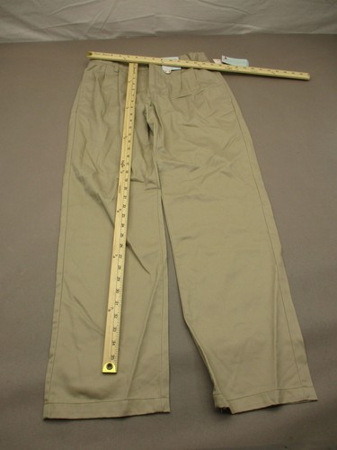 NWT CAT&JACK Size 16 Boys 100% Cotton Zip Fly Pockets Adjustable Waist Pants 855 - Picture 2 of 9