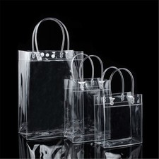 Trasparenti Borsetta a Mano e da Spalla Borsellino Pochette Plastica Borsa