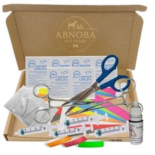 Alpha Dog Mini Pro Sterile Whelping Kit Puppy Kitten Scissors Forcep Iodine 9882