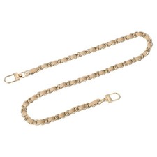 24" Purse Chain Strap with Buckles for Shoulder Khaki  Gold 