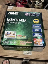 New/Open Box ASUS M3A78-EM Motherboard AMD AM2+ Micro-ATX Retro