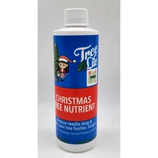 Tree Life Fresh Christmas Tree Nutrient 8 oz Bottle Helps Prevent Needle Drop
