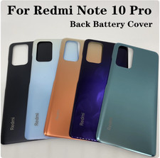 Original Rear Glass Housing Battery Back Cover for Xiaomi Redmi Note 10 Pro 4G
