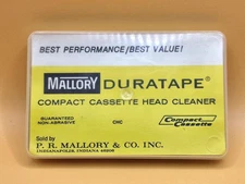 MALLORY CHC CASSETTE HEAD CLEANER  USA  Blank Audio  Cassette Tape  NEW