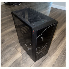 MSI ATX Mid Tower Black PC Case Tempered Glas...