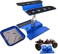 RC Car Work Stand Aluminum Repair Workstation 360 Degree Rotation Lift Lower... 