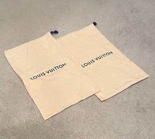 Louis Vuitton Set Of 2 Authentic Dust Bags 19  x12  Shoe Size Drawstring