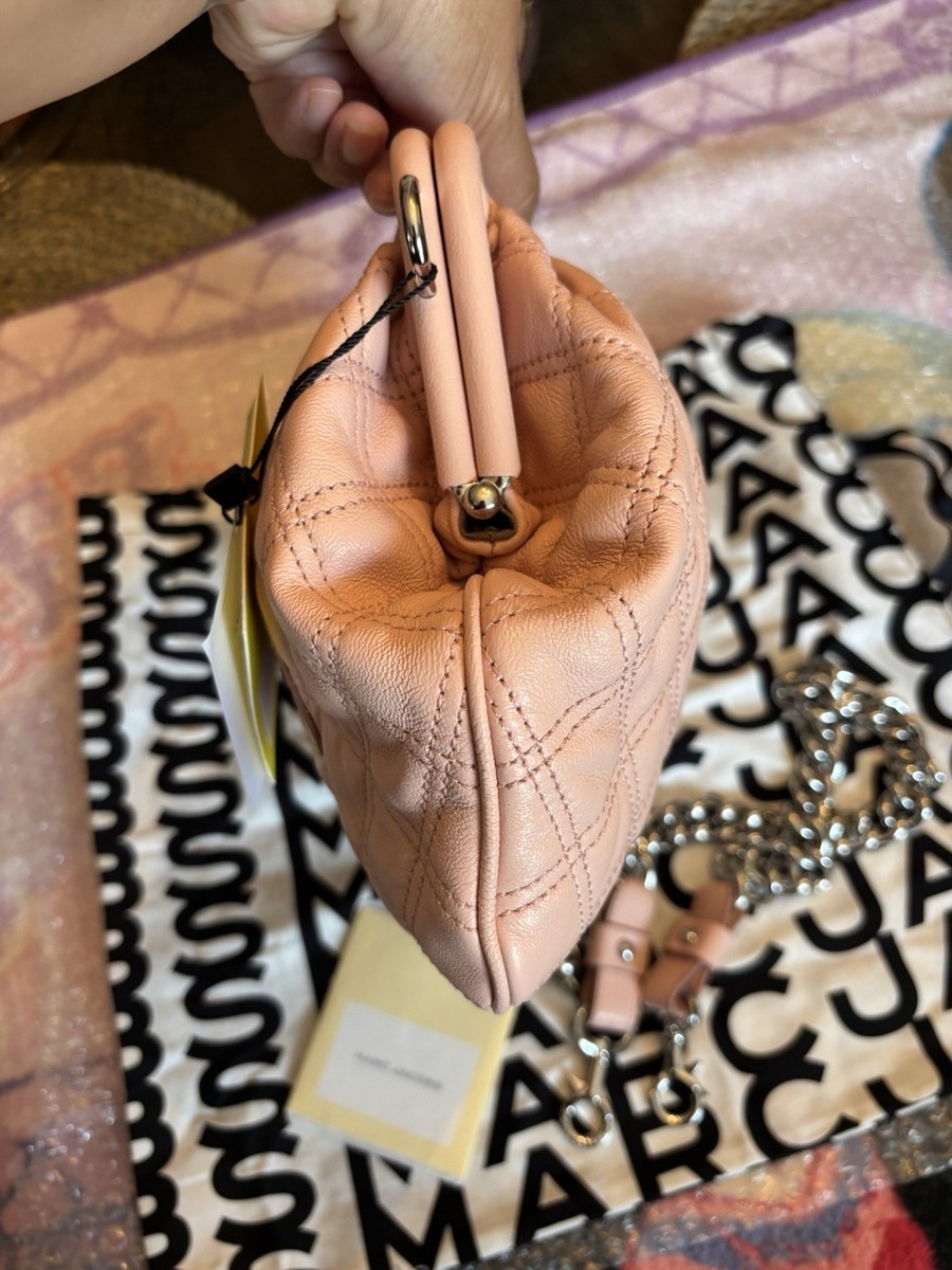 Marc Jacobs Baby Pink Re-Edition Quilted Leather Little Stam Bag