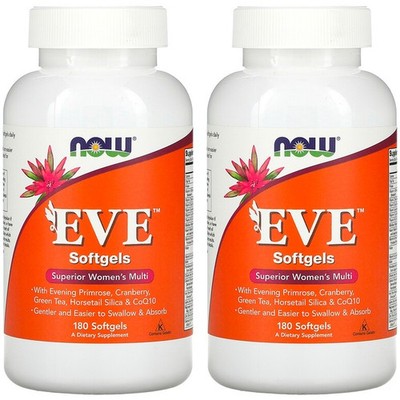 Now Foods, (2 Pack) EVE Superior Women's Multi, 180 Softgels