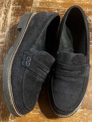 Slipper Ara Dunkelblau Wildleder 37 sehr guter Zustand 