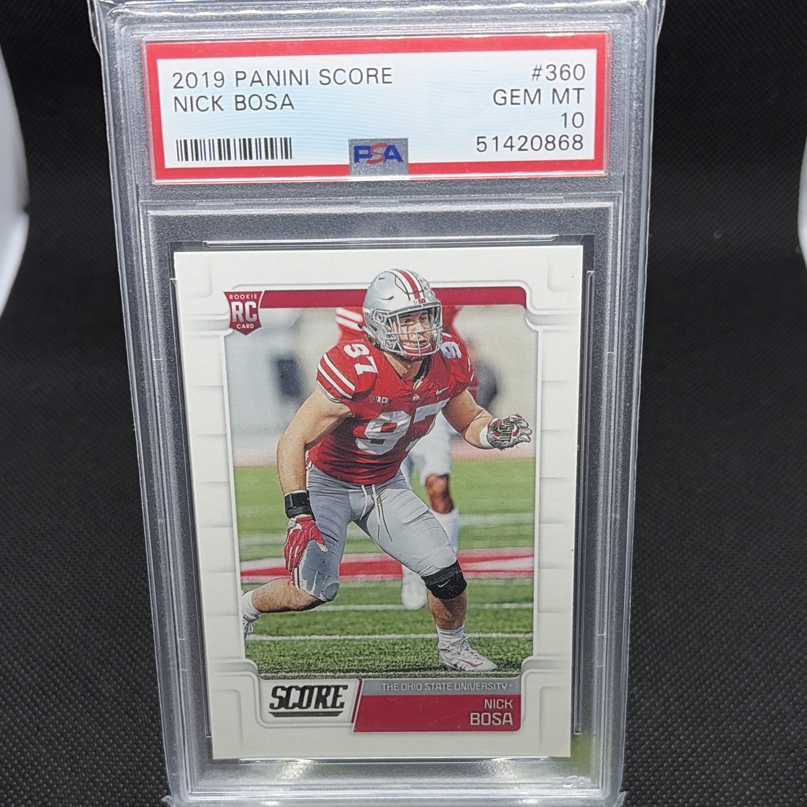 Nick Bosa Panini Score #360 Base