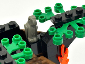 Vintage &copy;1993 LEGO 6020 Castle Dragon Knights Magic Shop 100% Complete