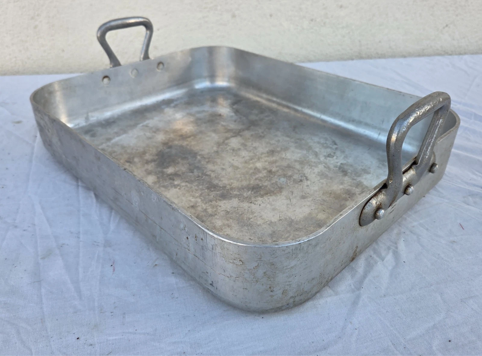 Vtg. Professional WILLIAMS SONOMA France Aluminum Roasting Pan Large 18"x14"
Opens in a new window o