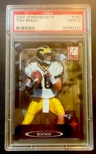 2000 Donruss Elite - Rookie Tom Brady #1844 /2000 (RC) - PSA 9
