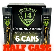 Vector 14x Filtered Premium Refined Fuel Butane Gas Refill 600 mL - 6 CANS