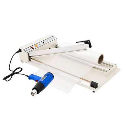#ad 24quot; Shrink Film Wrap Machine 530W Shrink Wrap Sealer with Heat Gun for PP PE $165.64