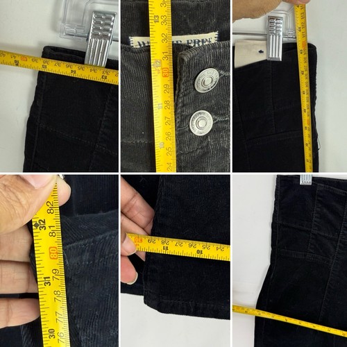 NEU $ 98 Gr. 30 We The Free People Jayde Cord Schlagjeans hoher Bund Stretch schwarz - Bild 12 von 24