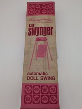 Vintage Graco Swyngomatic Lil' Swynger Wind-Up Crank bambola altalena: CIB