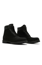 Timberland Premium Men's Black Nubuck Waterproof Boot Size 9 - TB010073001