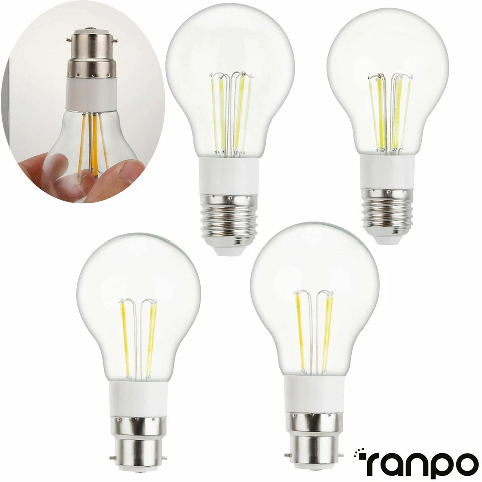 1x LED Edison Bulb E27 B22 3W 4W 6W Retro Home Light Lamp 12V 85-265V LED Light - Image 2 of 4