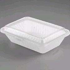 1 Half-Size Reusable BPA-Free Plastic Eco Friendly Take Out Container Meal Prep