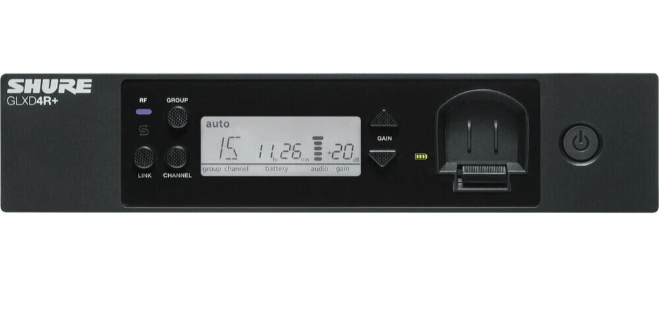 Shure GLXD24R+/B58-Z3 Digital Wireless Rack System with BETA58A Vocal Microphone - Image 3 of 4